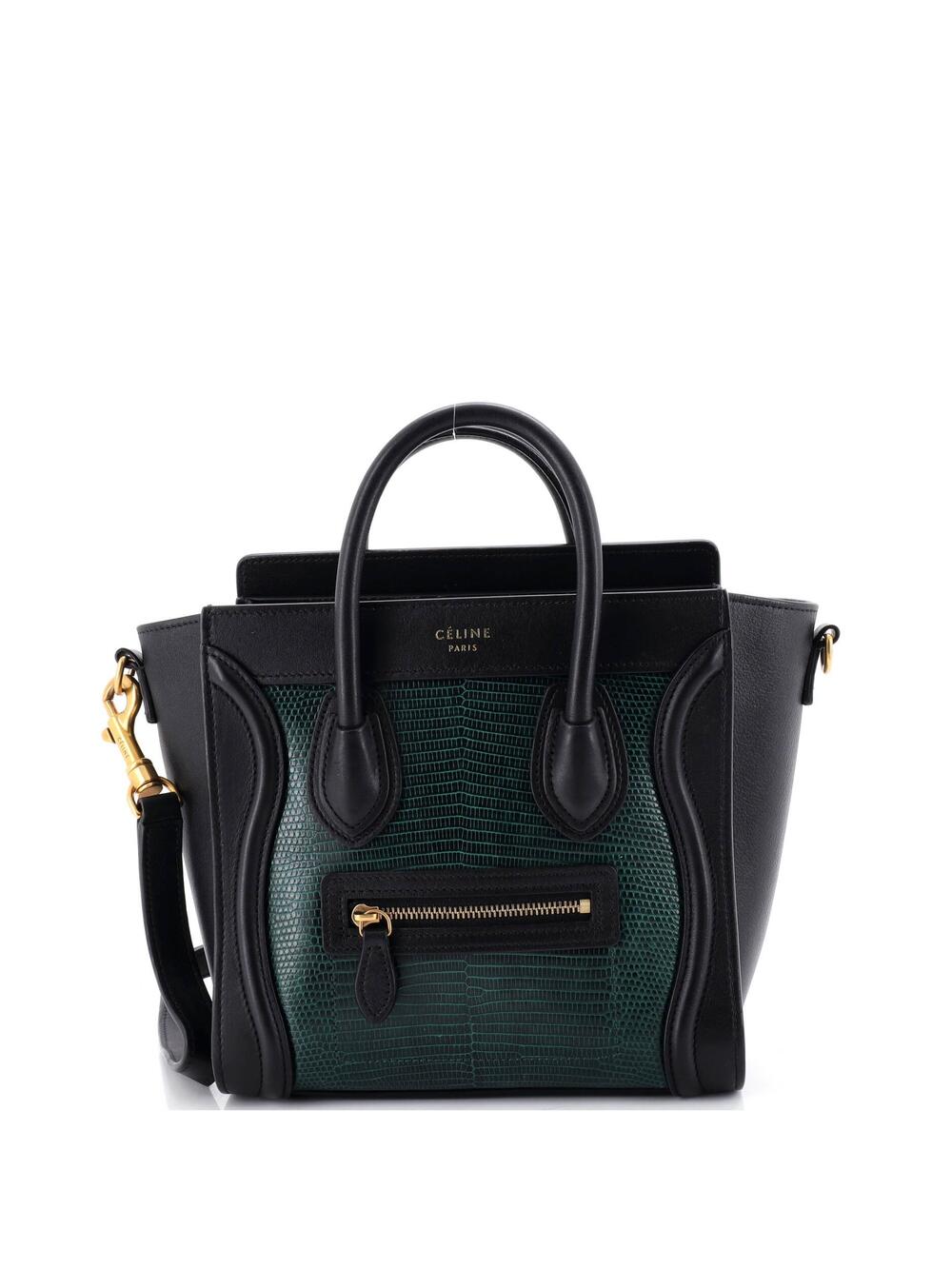 Celine Luggage Bag Lizard And Leather #294651C14B